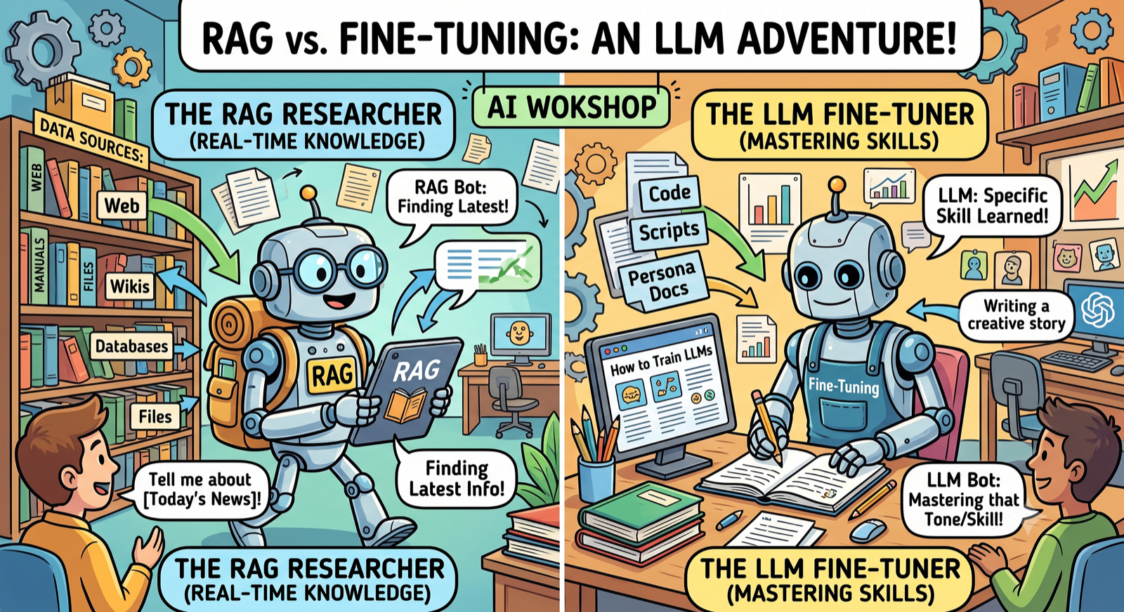 Choosing between RAG and fine-tuning for a custom task